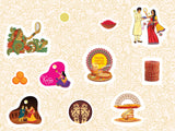 Karwa Chauth Pooja/Thali/Gift stickers