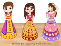 Indian Dolls Print @ Home Kids Activity