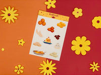 Diwali Stickers - Indian Sweets - 10 stickers on 1 sticker sheet