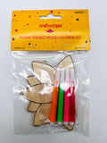 Lotus Wood Coloring Kit for kids, Diwali favor, DIY Gift for children, kids coloring, wood coloring