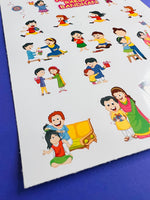 Rakhi Stickers for Raksha Bandhan - Decorate cards, gifts and much more