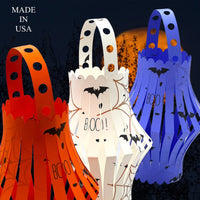 Halloween Lantern Craft Kit - Makes 6 Paper Lanterns - Kid friendly activity great for School Halloween Parties, Kid Craft Activity
