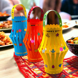 Diwali Lantern Craft Kit - Makes 5 lanterns - Kids Craft Activity - Design Updated for 2023 -