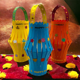 Diwali Lantern Craft Kit - Makes 5 lanterns - Kids Craft Activity - Design Updated for 2023 -