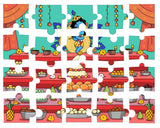 Diwali Annakut/Govardhan Puja Puzzle Game -  8 x 6 inches - Made in USA - Krishna | Diwali return gift | Puja return gift