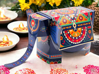 Elephant Calendar Craft Kit - Decorative/Ornate/Indian Elephant Stickers - Makes 1 Elephant, Suitable for 8+ years